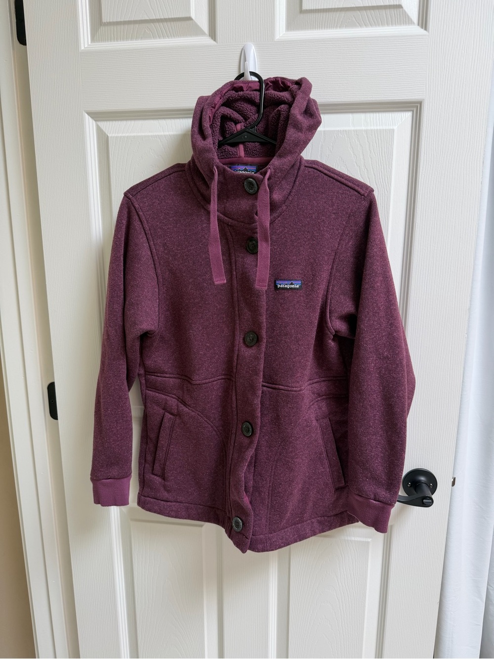 Patagonia Hooded Fleece Jacket - Plum